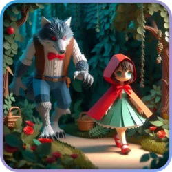 Cuento de Caperucita Roja y el Lobo Feroz